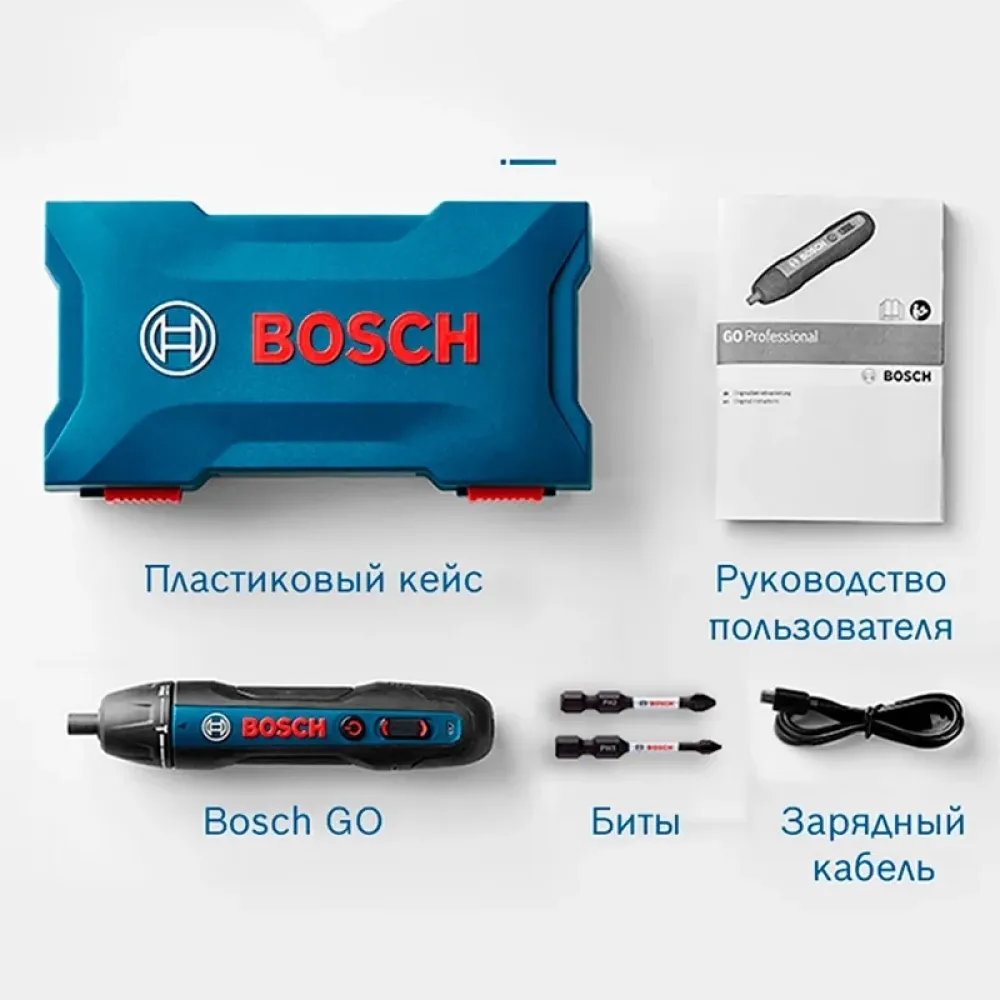 Bosch GO 2 Professional аккумуляторная отвертка, 06019H2100