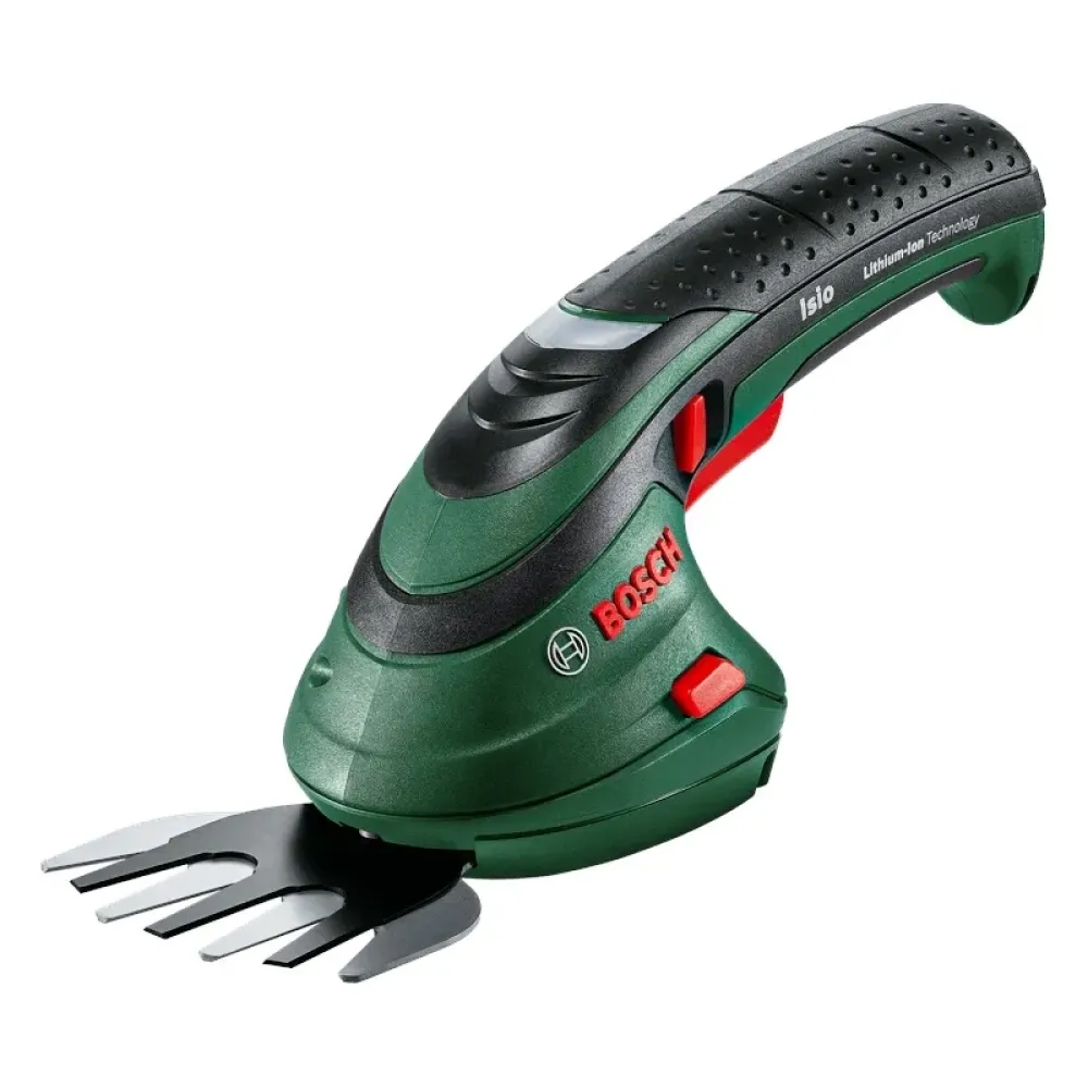 Bosch Isio 3 аккумуляторные ножницы (1 x 1.5 Ач, ЗУ) с ножем для травы, 0600833106