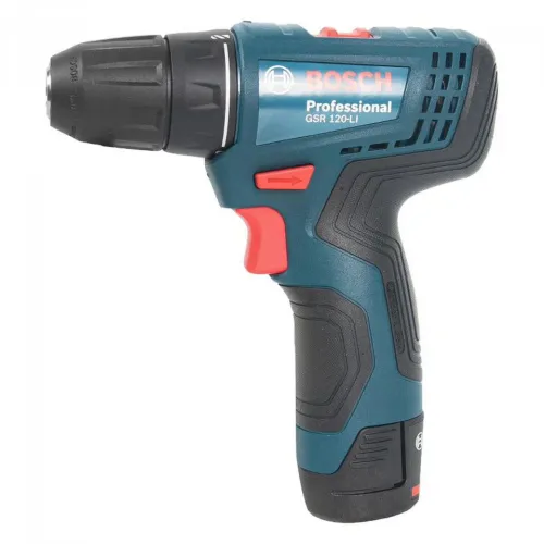 Bosch GSR 120-LI Professional аккумуляторная дрель-шуруповерт (2 x 2 Ач, ЗУ), 06019G8020