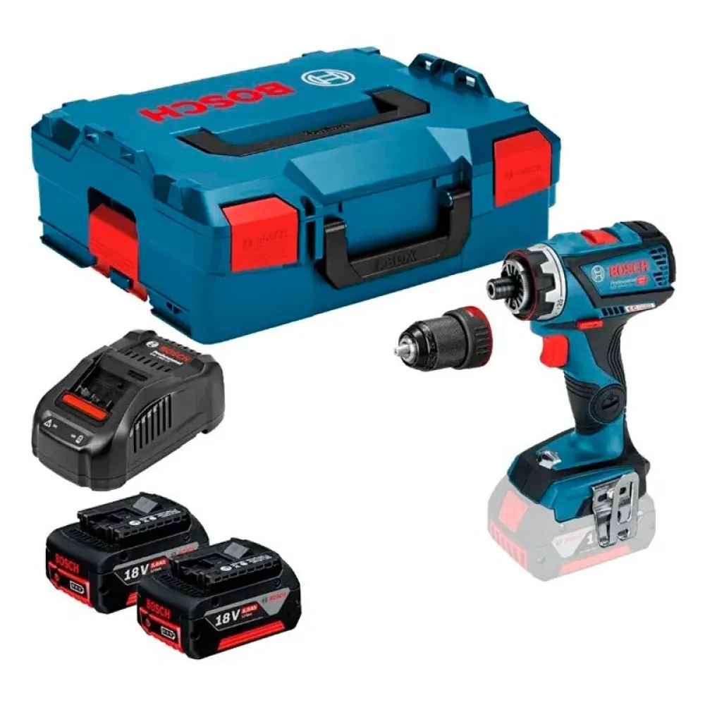 Bosch GSR 18V-60 FC Professional аккумуляторная дрель-шуруповерт (2 x 5 Ач, ЗУ), 06019G7101