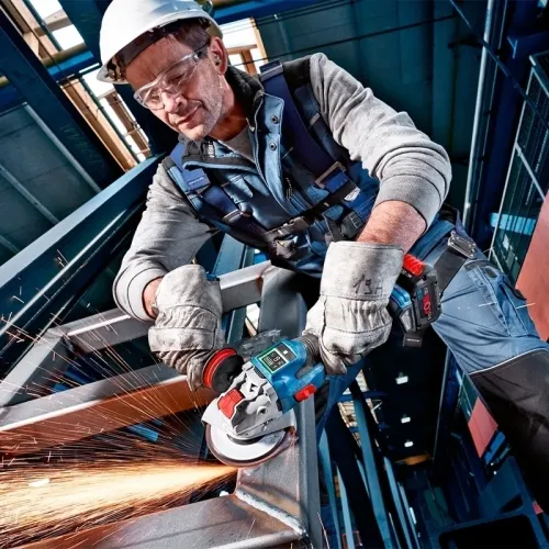 Bosch GWX 18V-15 SC Professional Solo аккумуляторная болгарка (без АКБ и ЗУ) с модулем Bluetooth, 06019H6500