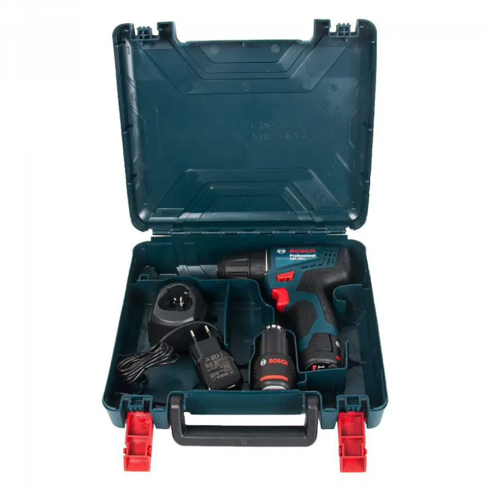 Bosch GSR 120-LI Professional аккумуляторная дрель-шуруповерт (2 x 2 Ач, ЗУ), 06019G8020