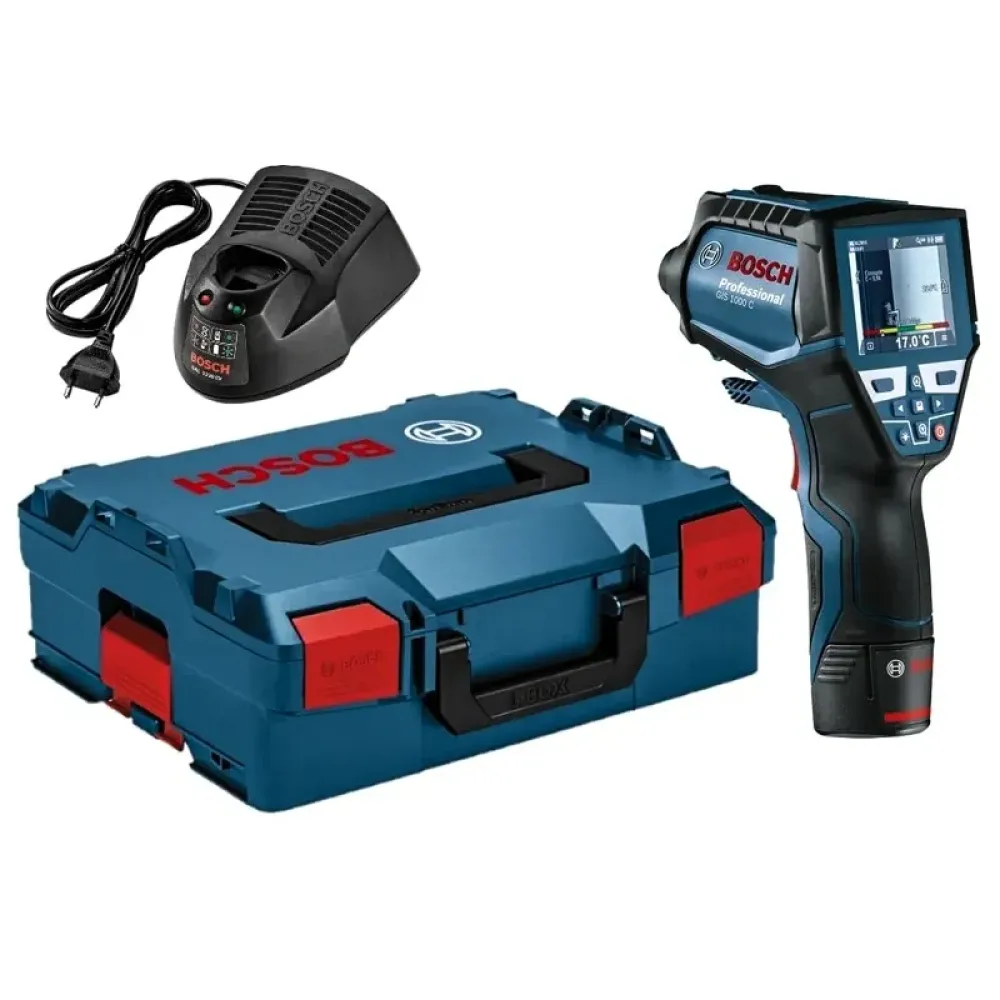 Bosch GIS 1000 C Professional термодетектор (1 x 2 Ач, ЗУ), 0601083301