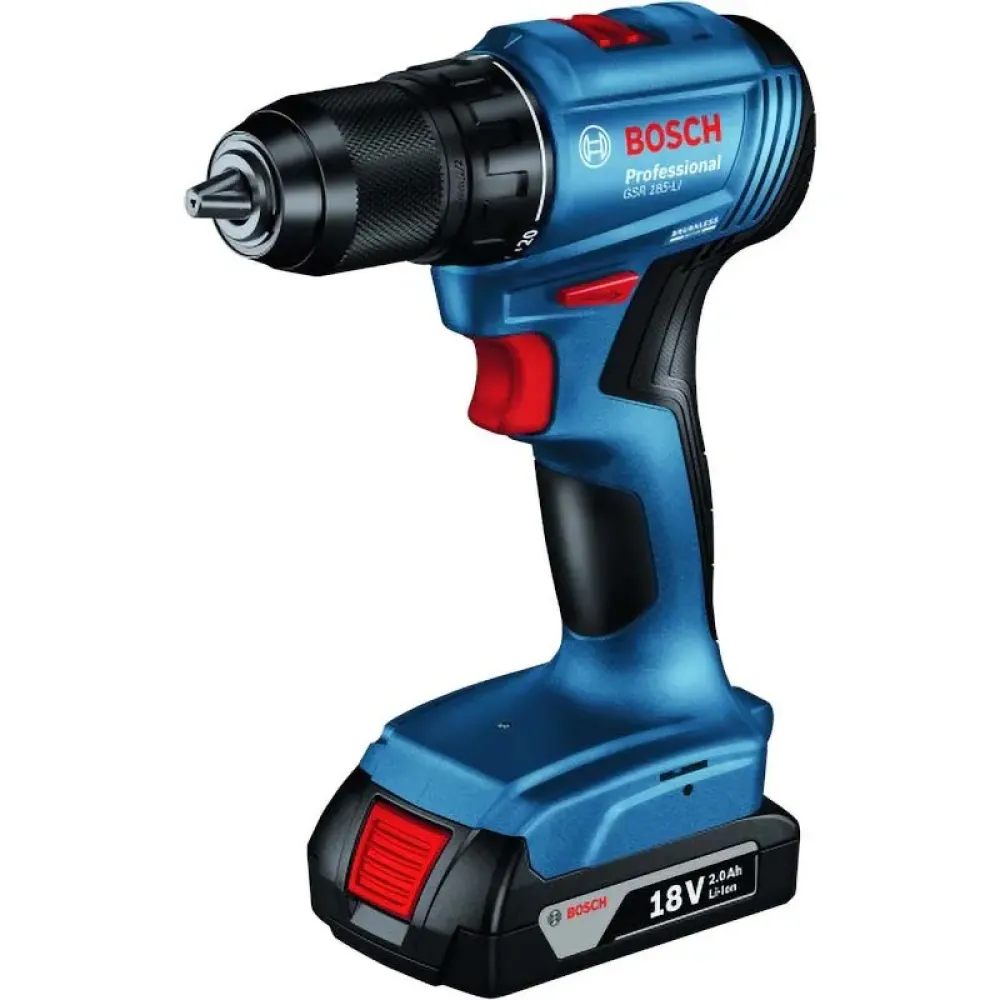 Bosch GSR 185-LI Professional аккумуляторный шуруповерт (1 x 4 Ач, ЗУ), 06019K3005