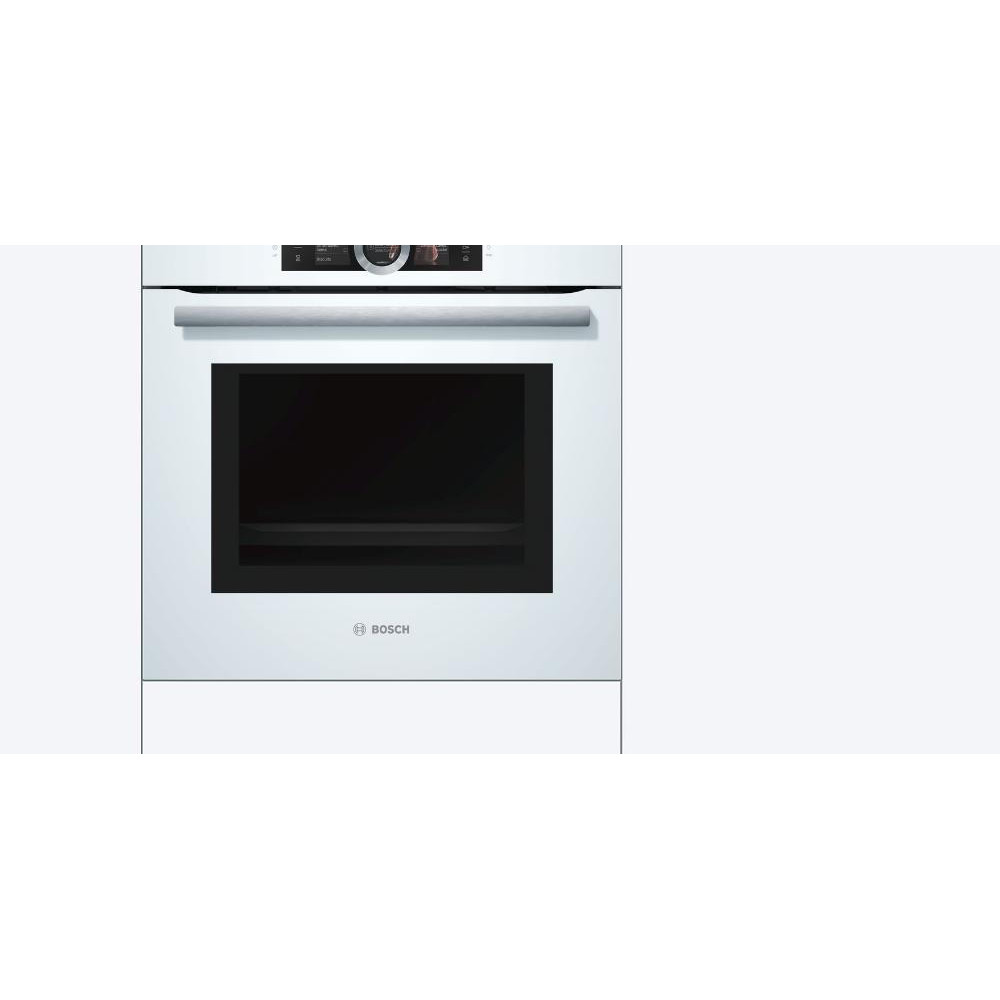 Духовой шкаф с микроволнами и паром Bosch HNG6764W6