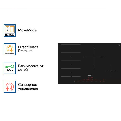 Индукционная варочная панель Bosch PXE801DC1E