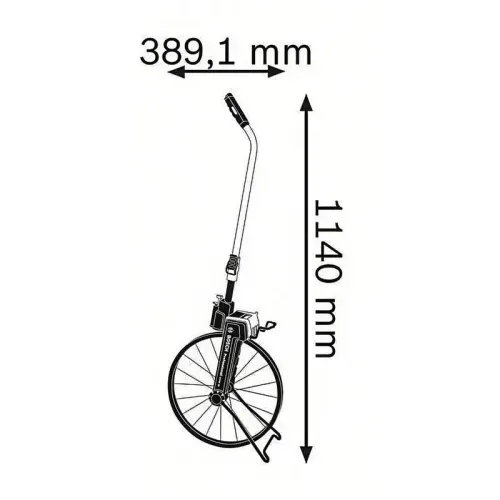 Bosch GWM 40 Professional курвиметр, 0601074100
