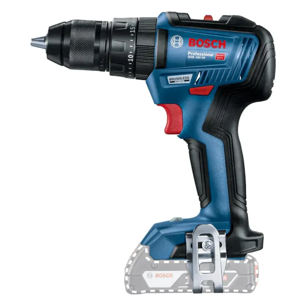 Bosch GSB 18V-50 Professional Solo аккумуляторная дрель-шуруповерт (без АКБ и ЗУ), 06019H5106
