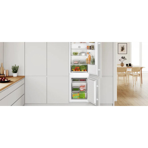 Встраиваемый двухкамерный холодильник Bosch KIV86NSE0