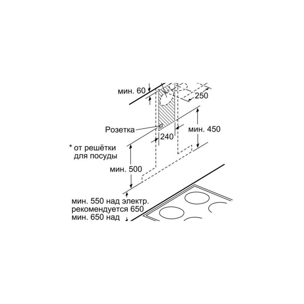 Вытяжка Bosch DWB67CM50
