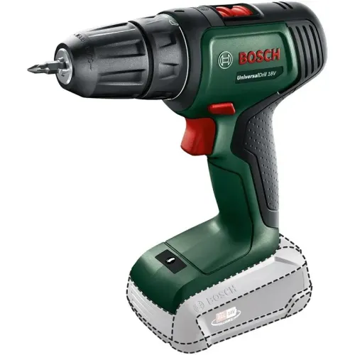 Bosch UniversalDrill 18V аккумуляторная дрель-шуруповерт (без АКБ и ЗУ), 06039D4000
