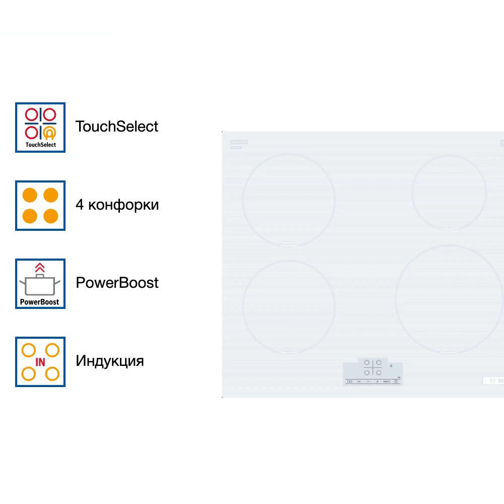 Индукционная варочная панель Bosch PUE612BB1J