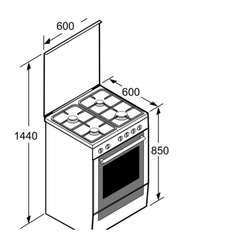 Комбинированная плита Bosch HXA090I50R