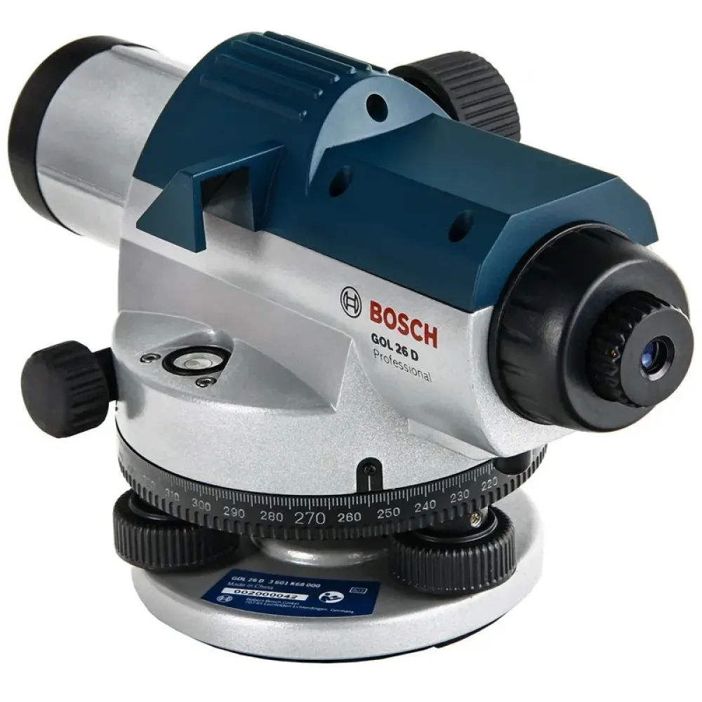 Bosch GOL 26 D Professional оптический нивелир с поверкой, 061599409Y