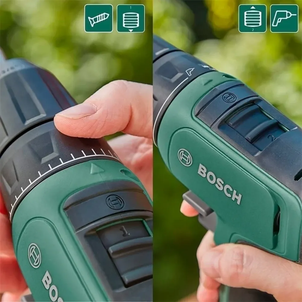 Bosch EasyDrill 1200 аккумуляторная дрель-шуруповерт (2 x 1.5 Ач, ЗУ), 06039D3002