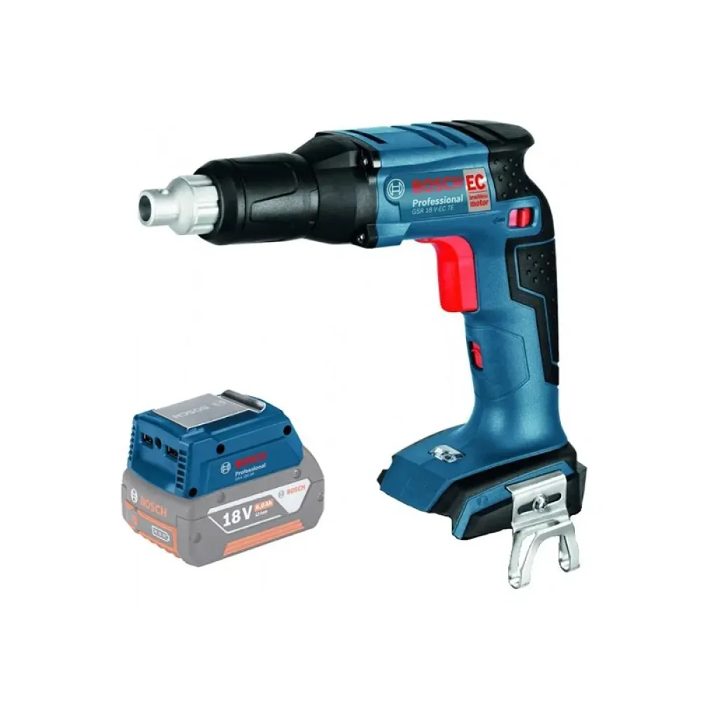 Bosch GSR 18 V-EC TE Professional аккумуляторный шуруповерт (2 x 5 Ач, ЗУ), 06019C8007