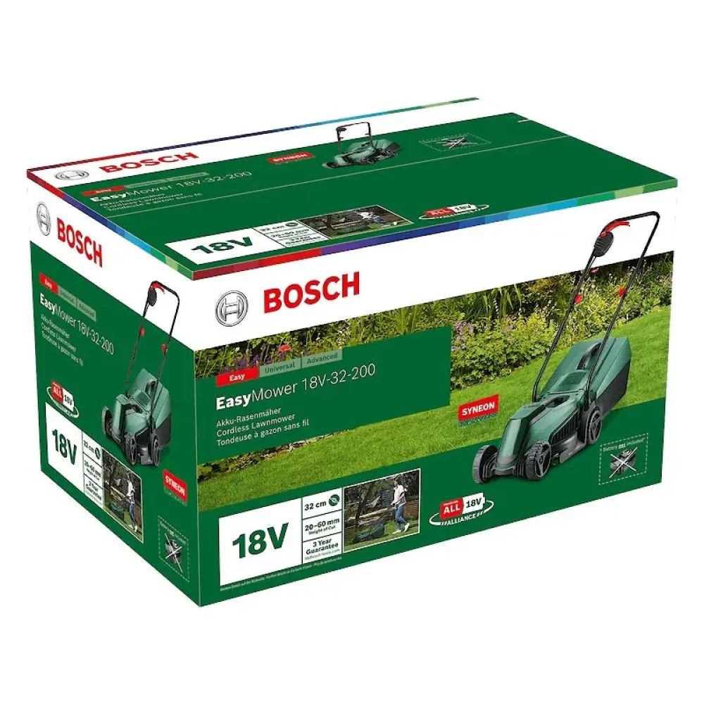 Bosch EasyMower 18V-32-200 аккумуляторная газонокосилка (1 x 4 Ач, ЗУ), 06008B9D00