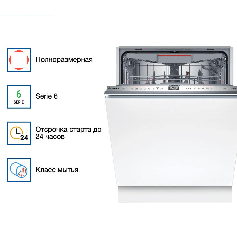 Встраиваемая посудомоечная машина Bosch SMV6ECX93E