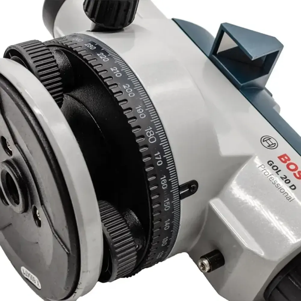 Bosch GOL 20 D Professional оптический нивелир + бленда, кейс, ключ, отвес и регулировочный штифт 0601068400