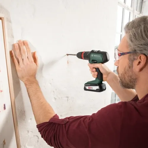 Bosch AdvancedImpact 18 аккумуляторная ударная дрель-шуруповерт (2 x 2.5 Ач, ЗУ), 06039B5101