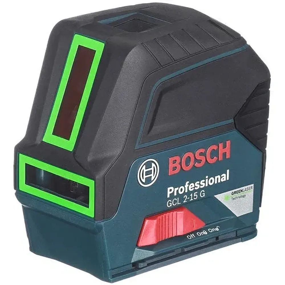 Bosch GCL 2-15G лазерный нивелир с держателями RM1 и BM3 0601066J00