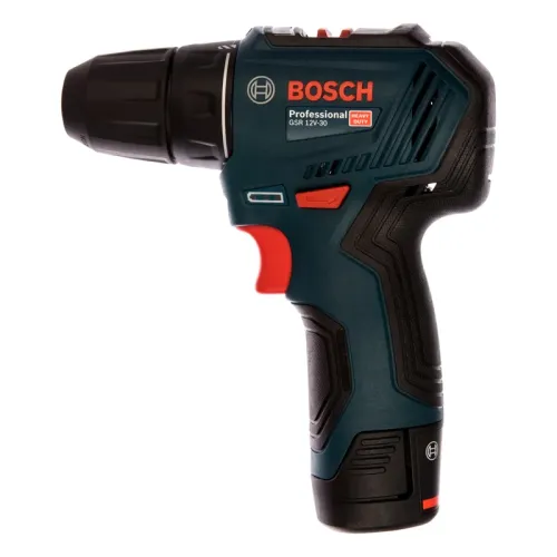Bosch GSR 12V-30 Professional аккумуляторная дрель-шуруповерт (2 x 2 Ач, ЗУ), 06019G9020