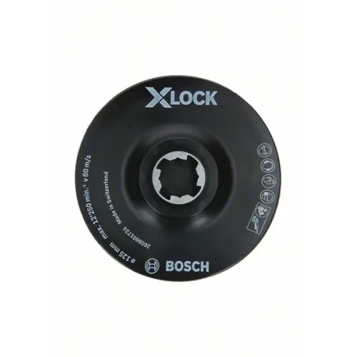 Bosch SCM X-LOCK опорная тарелка с центрирующим штифтом 125 мм, 2608601724