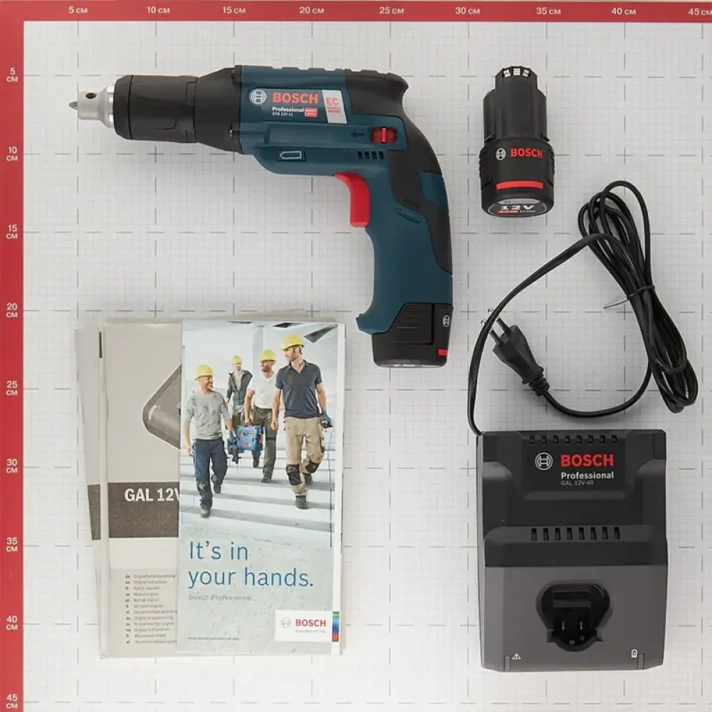 Bosch GTB 12V-11 Professional аккумуляторный шуруповерт (2 x 3 Ач, ЗУ), 06019E4004