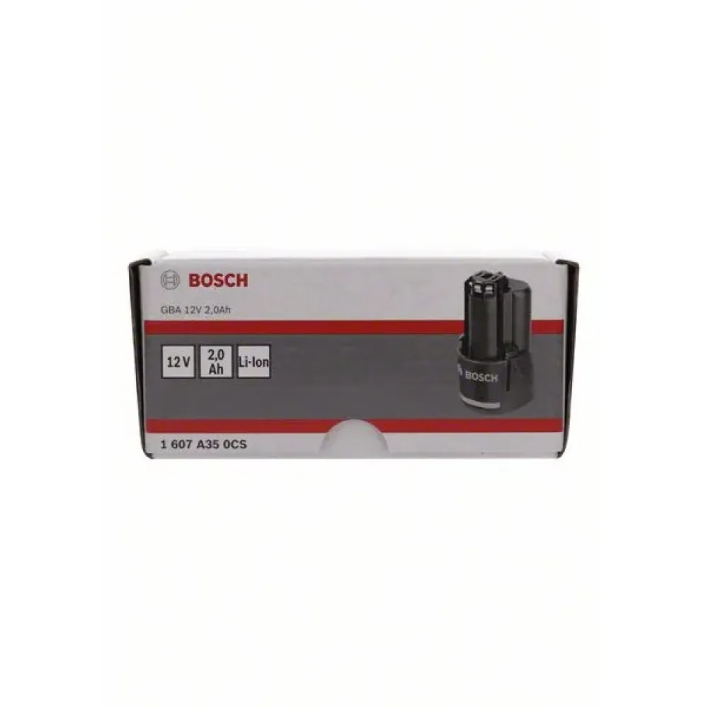Bosch GBA 12V аккумулятор 2.0 Ач, 1607A350CS