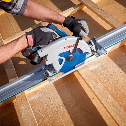 Bosch GKS 18V-68 GC Professional аккумуляторная циркулярная пила (2 x 8 Ач, ЗУ) с модулем Bluetooth, 06016B5101