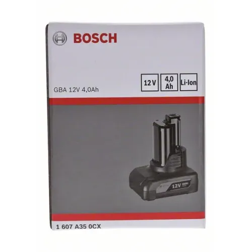 Bosch GBA 12V аккумулятор 4.0 Ач, 1607A350CX