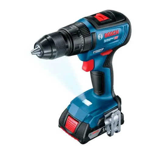 Bosch GSB 18V-50 Professional шуруповерт аккумуляторный ударный (2 x 2 Ач, ЗУ), 06019H5100